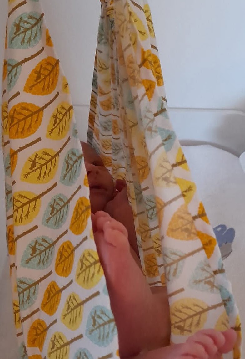 Tissu illustré, visuel source du retour à domicile
